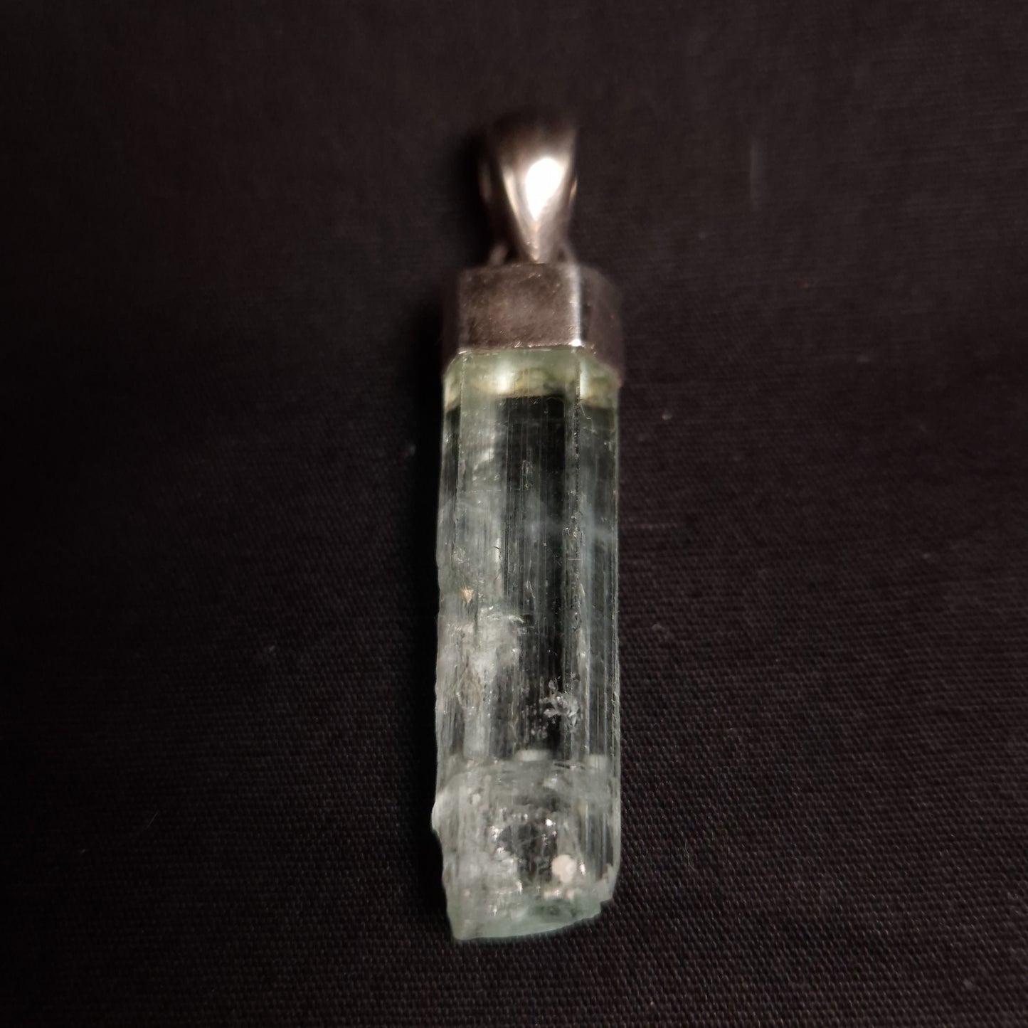 Raw Aquamarine Pendant