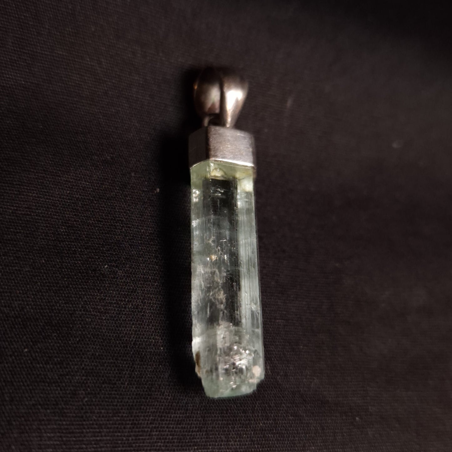 Raw Aquamarine Pendant