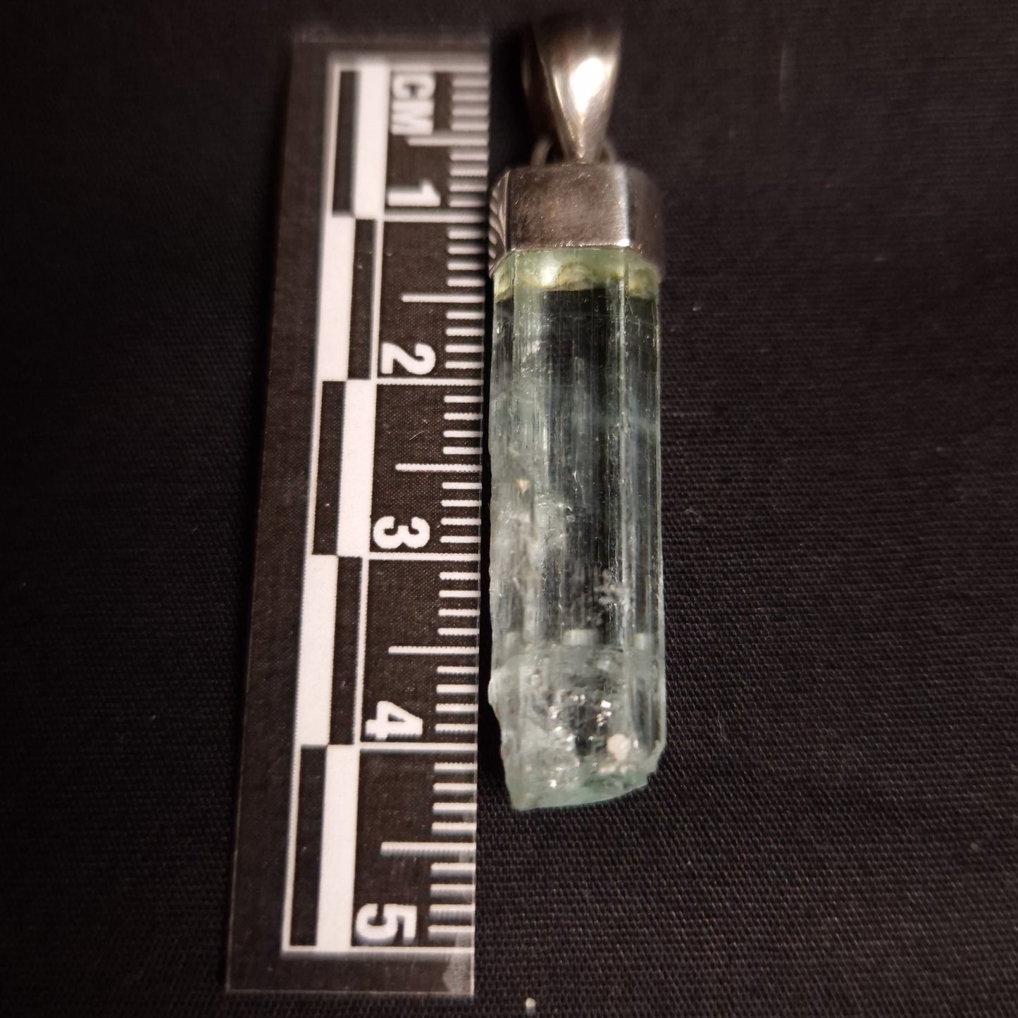 Raw Aquamarine Pendant