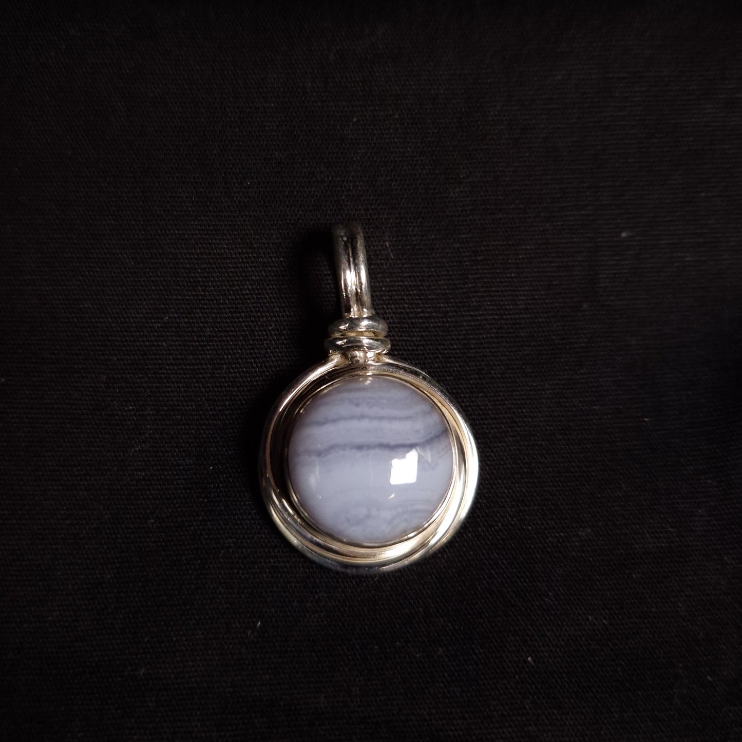 Blue Lace Agate Pendants