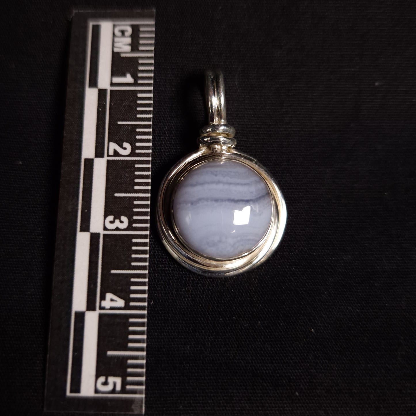 Blue Lace Agate Pendants