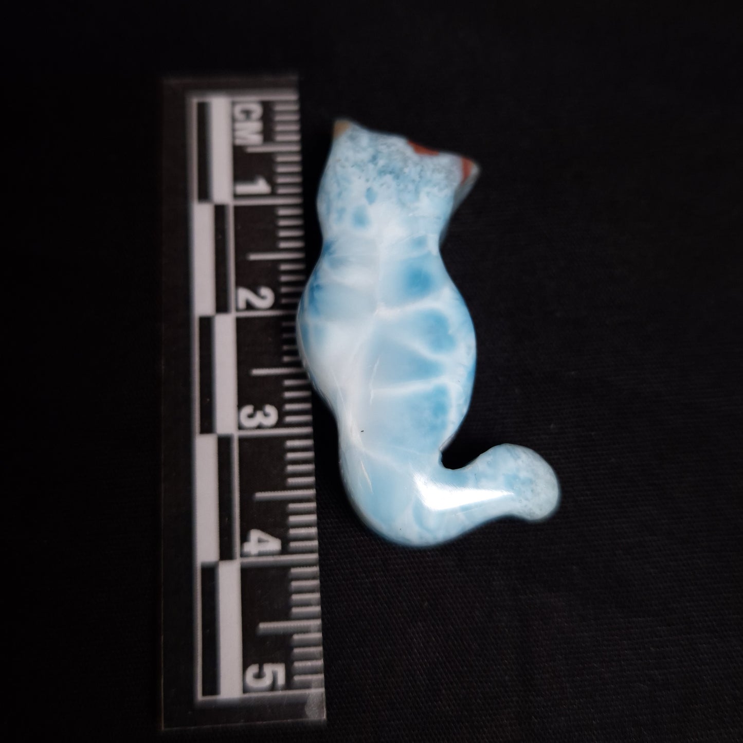 Larimar Cat Cabochon