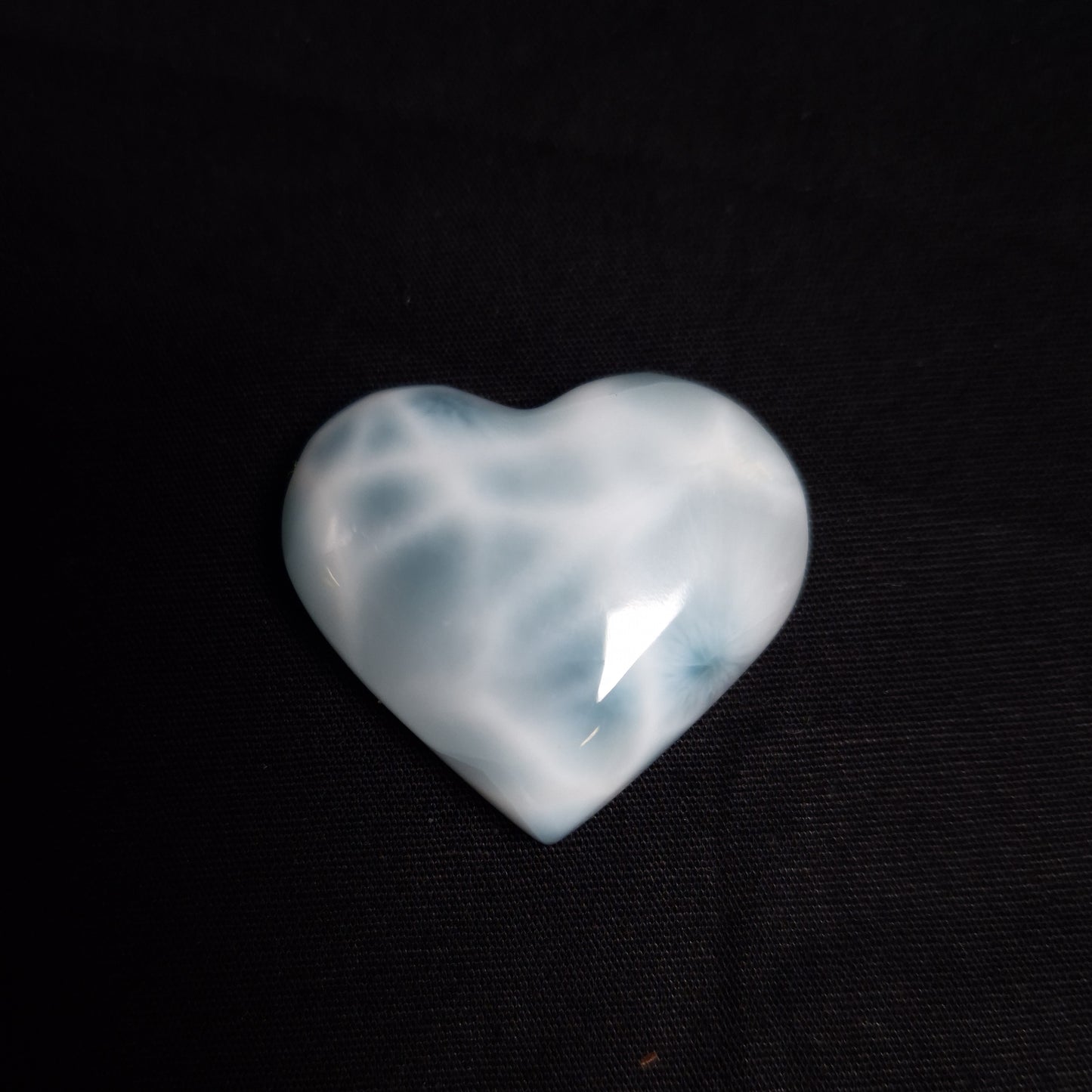Larimar Heart Cabochon