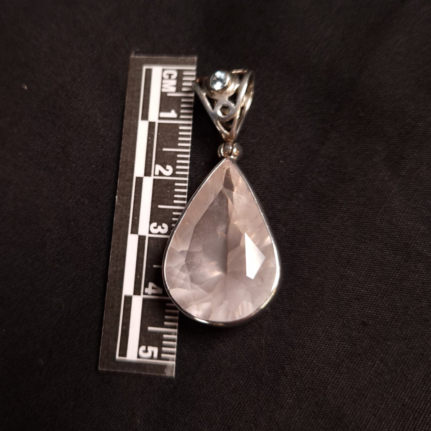 Rose Quartz & Blue Topaz Pendant