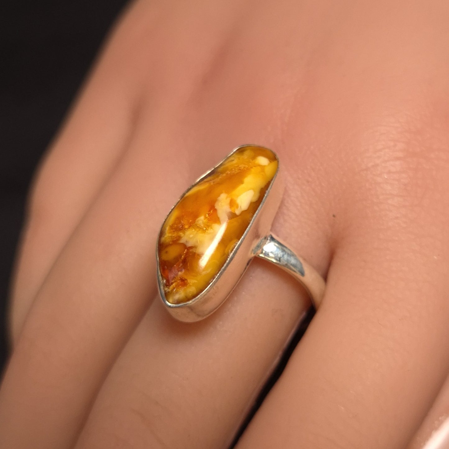 Butterscotch Amber Ring