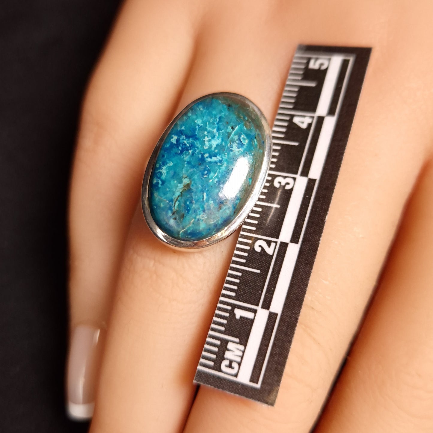 Shattuckite Ring