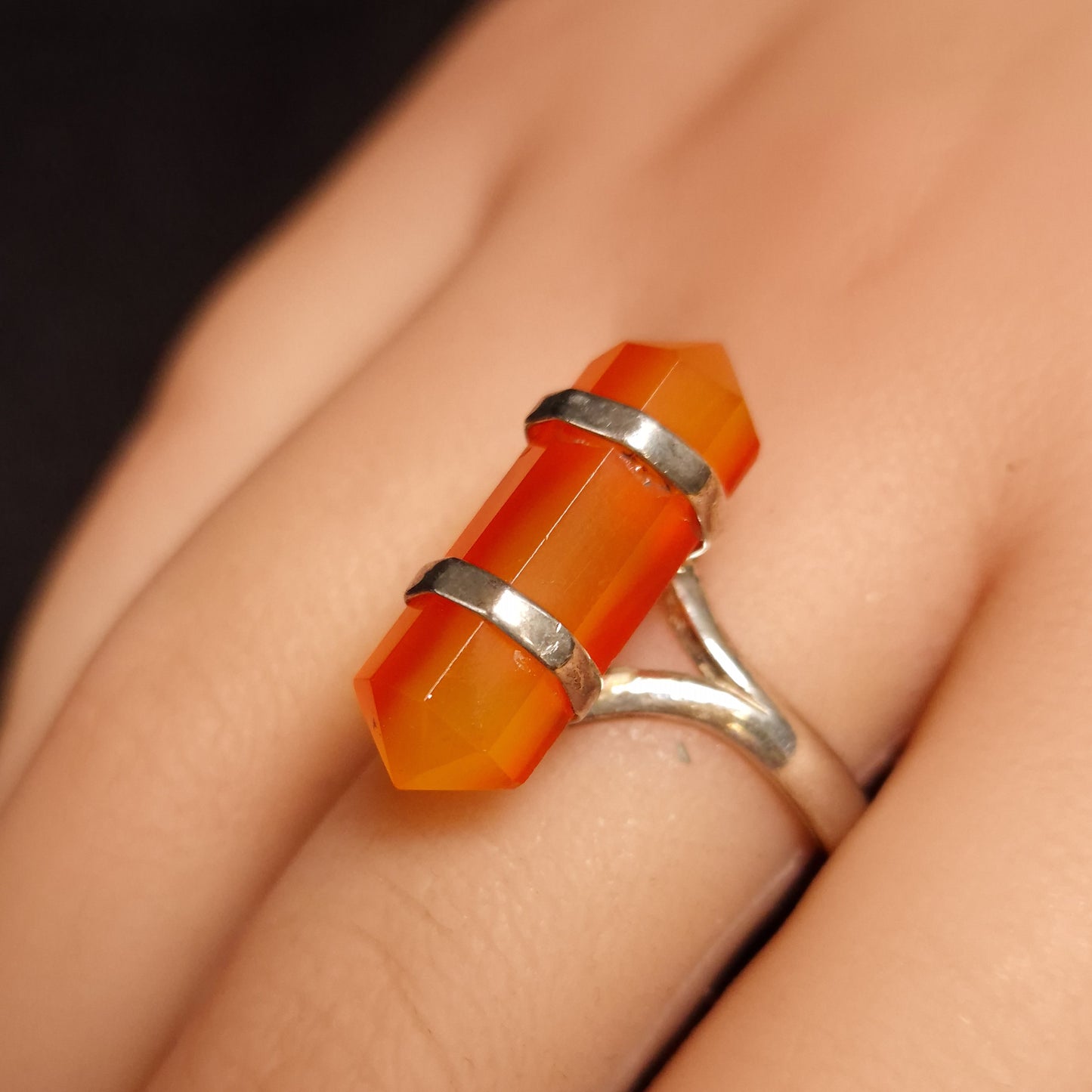 Carnelian DT Ring