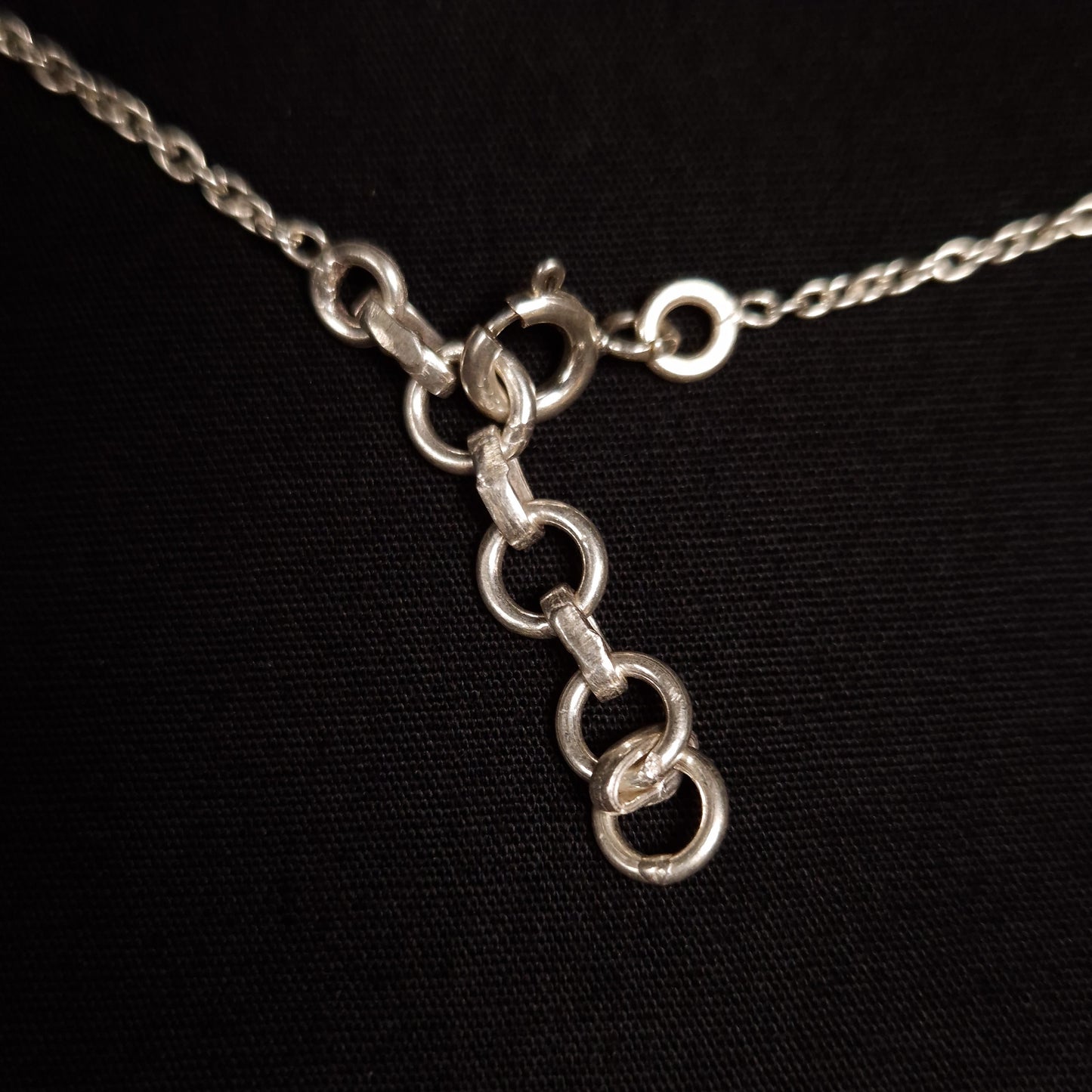 Prehnite Triple Moon Necklace