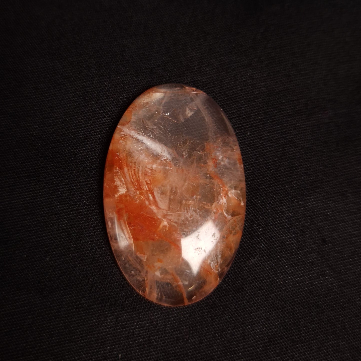 Fire Quartz Cabochon