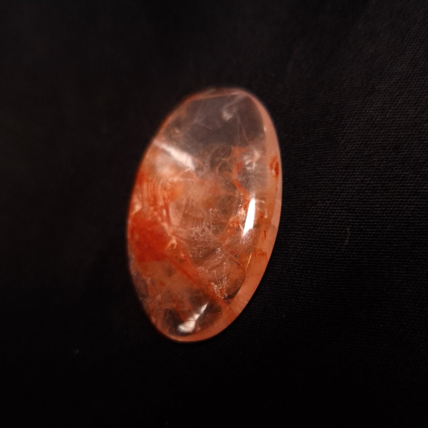Fire Quartz Cabochon