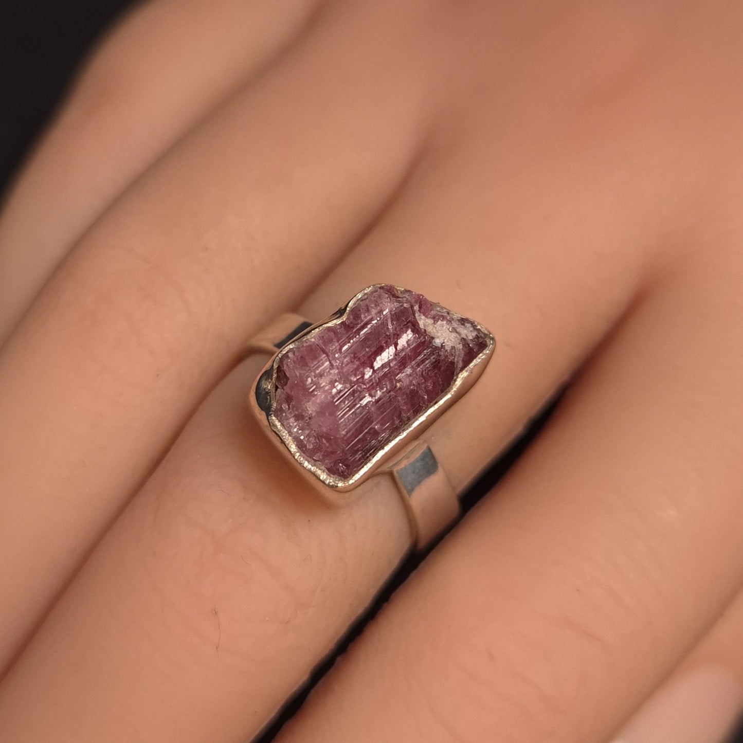 Pink Tourmaline Ring