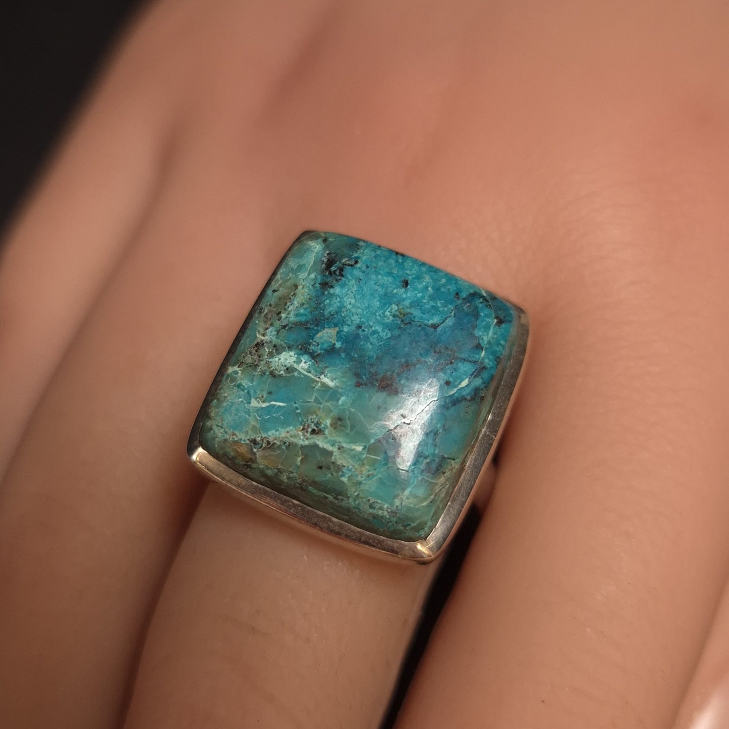 Square Shattuckite Ring