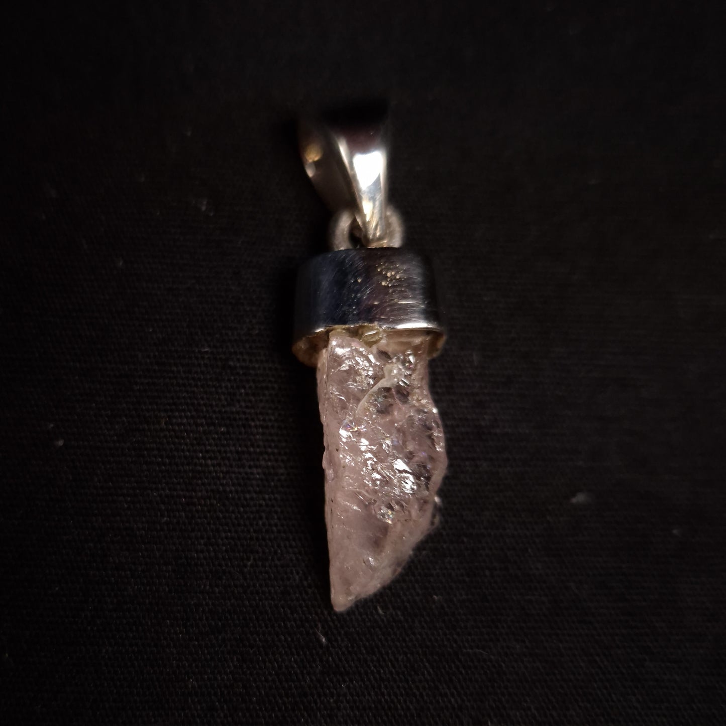 Raw Morganite Pendant