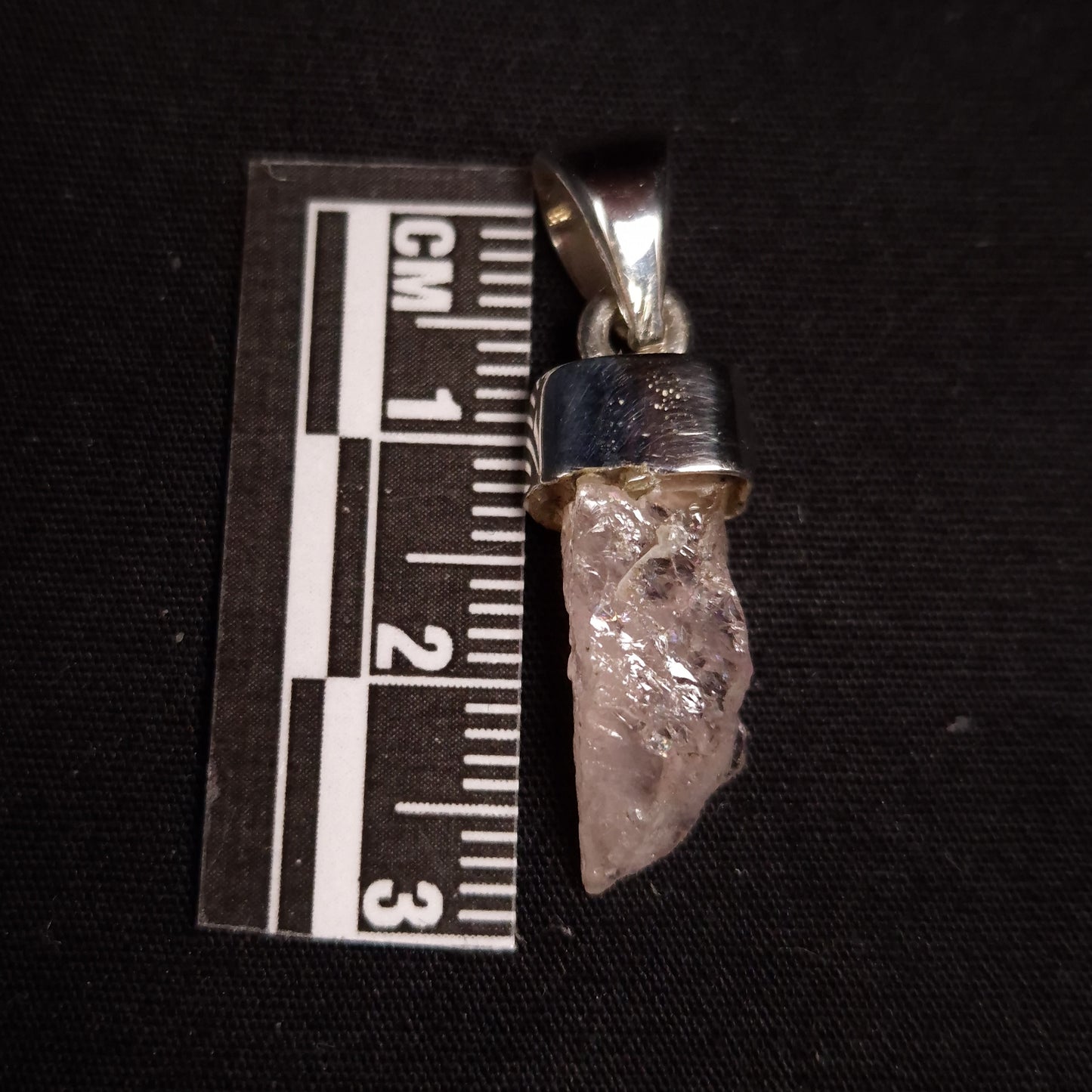 Raw Morganite Pendant