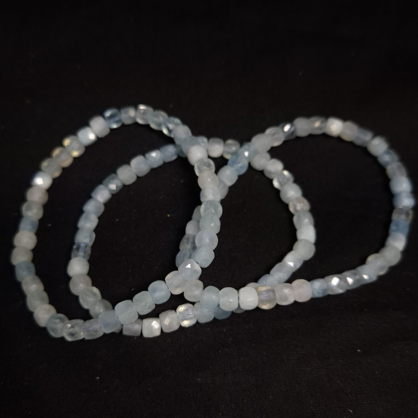 Aquamarine Bead Bracelets