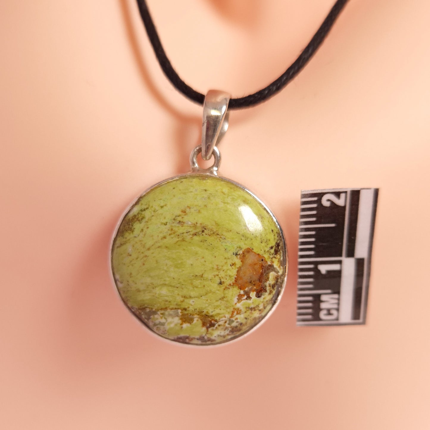 Gaspeite Pendant