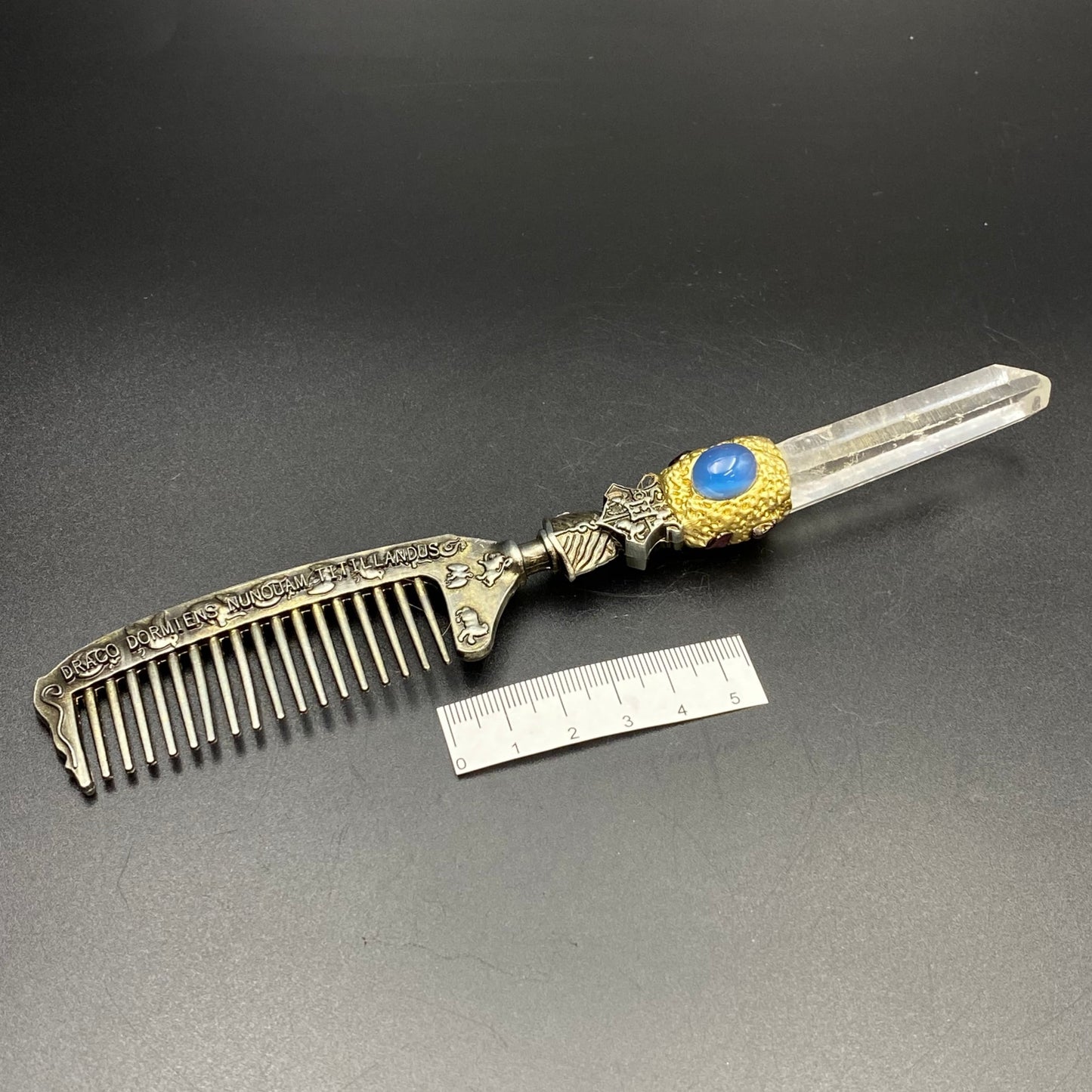 Crystal Handle Comb