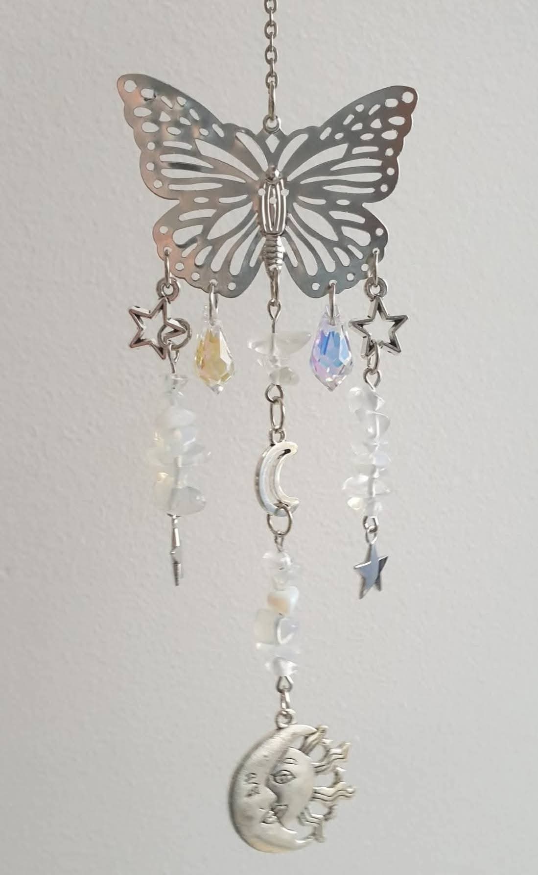 BUTTERFLY & OPALITE SUN CATCHERS