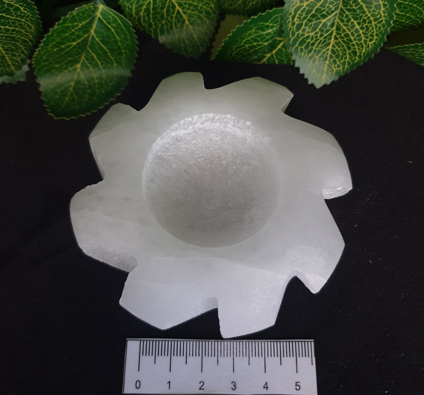 SELENITE CELTIC SUN TEALIGHT HOLDER