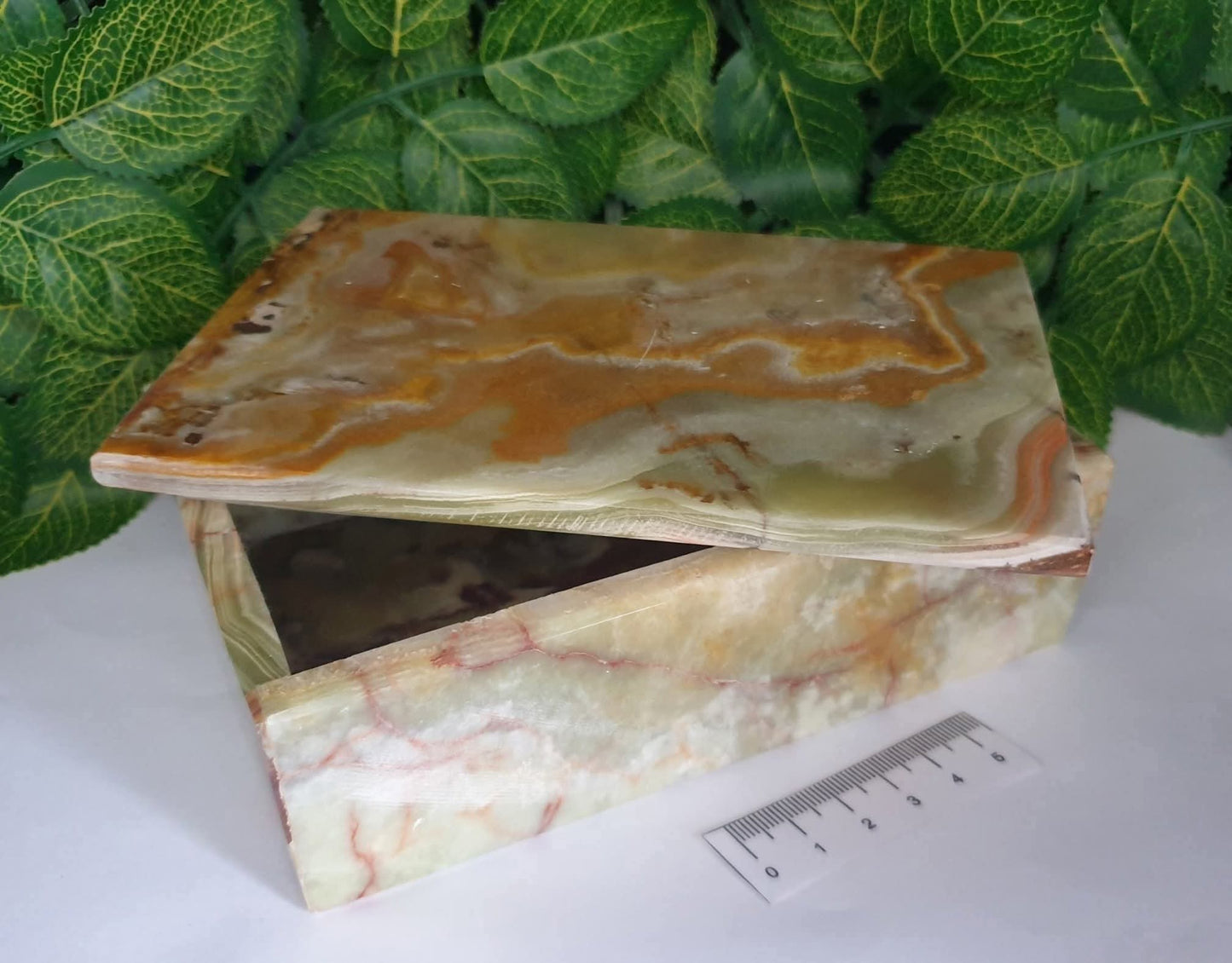 GREEN ONYX JEWELLERY BOX