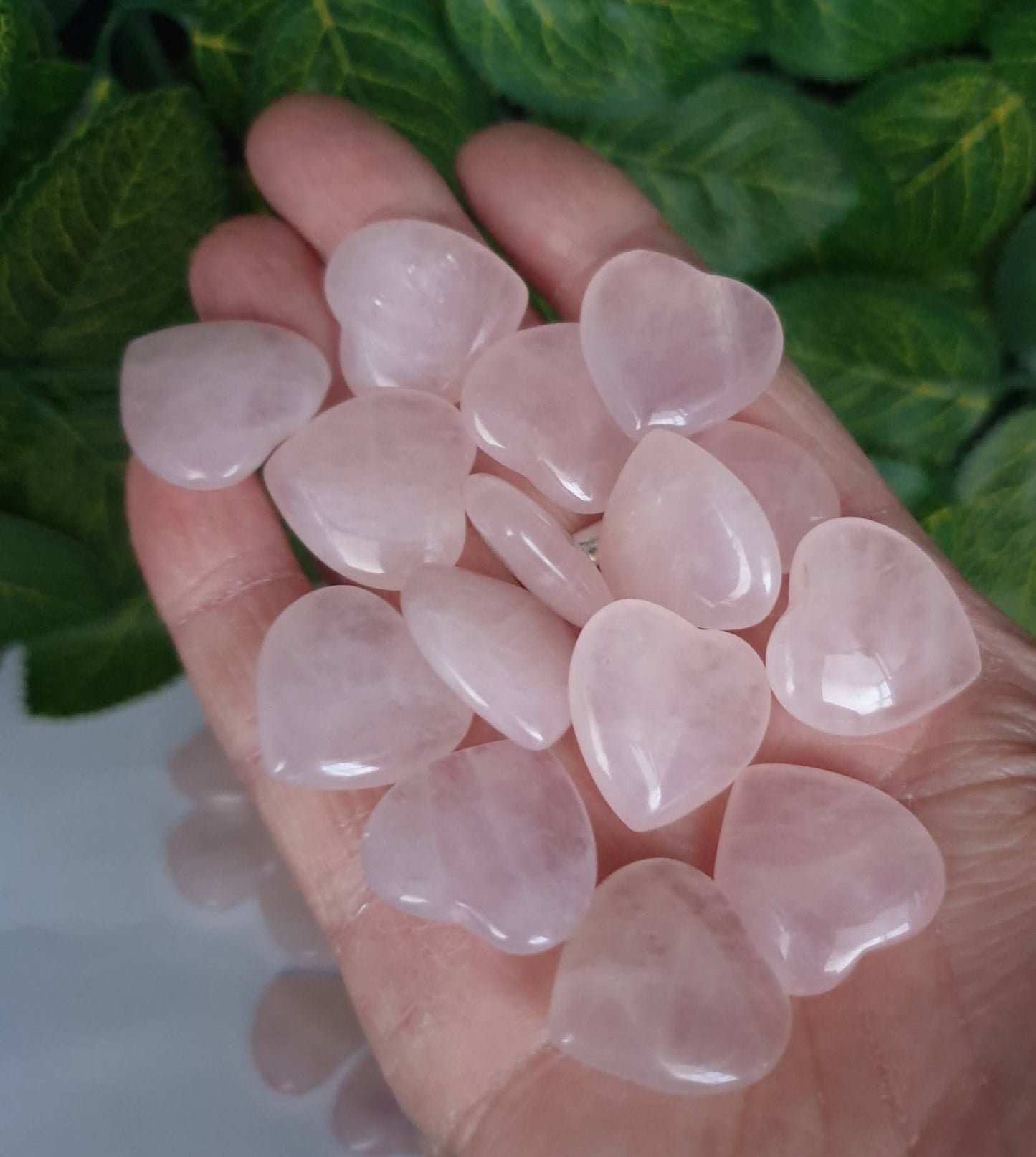 ROSE QUARTZ MINI HEARTS