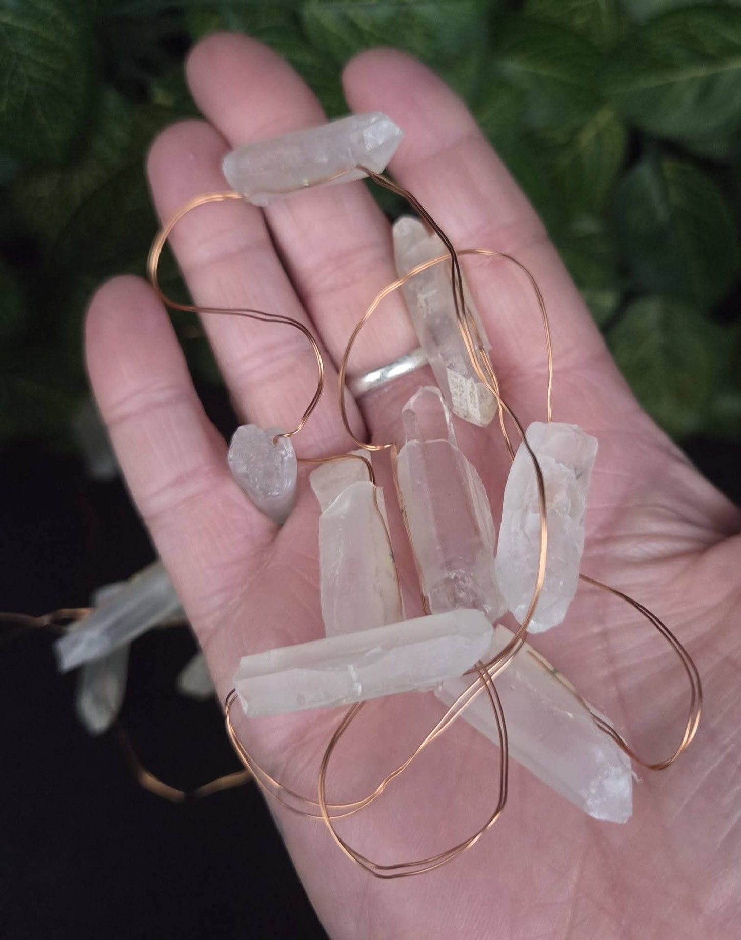 CLEAR QUARTZ FAIRY LIGHTS