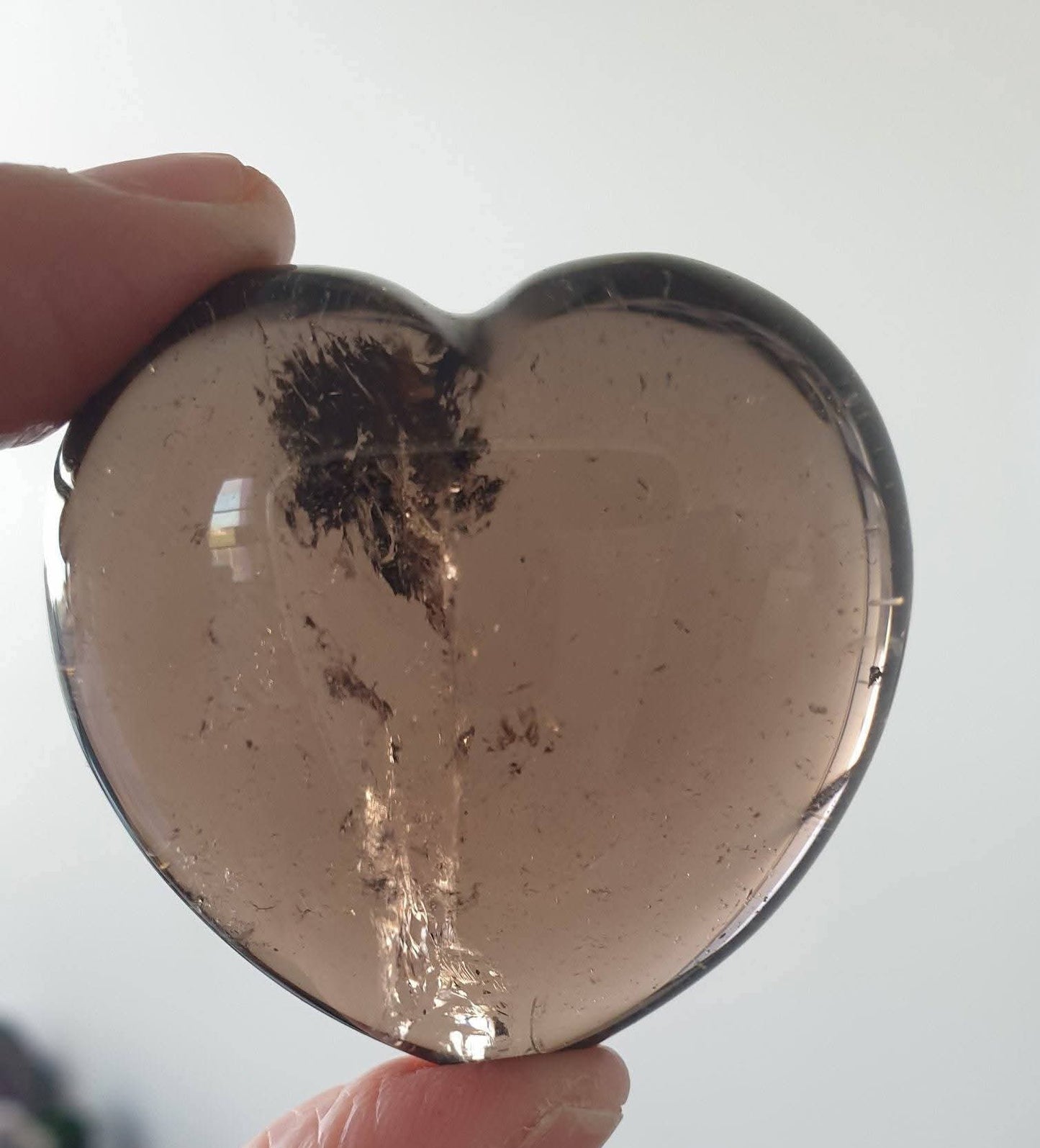 SMOKY QUARTZ HEARTS