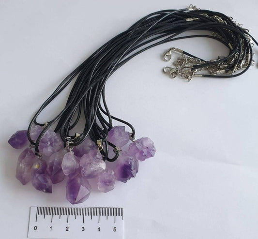 AMETHYST FLOWER NECKLACE