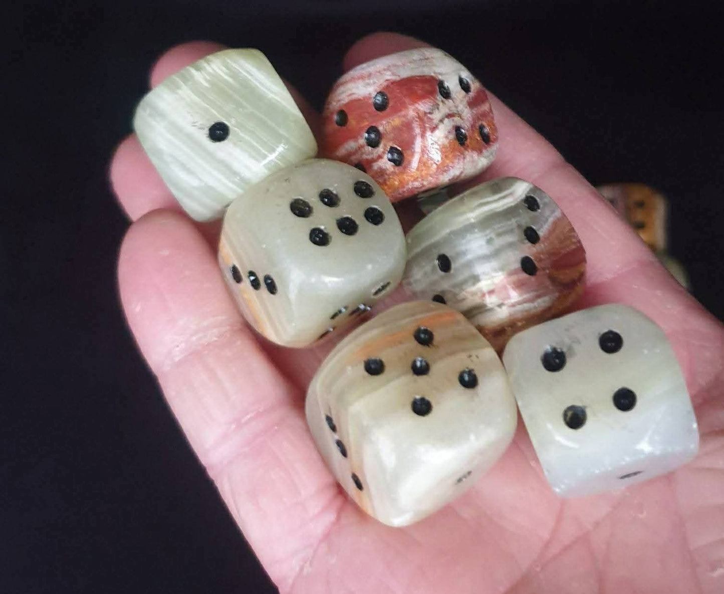 GREEN ONYX DICE