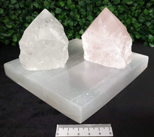 SELENITE SQUARE CHARGING PLATE