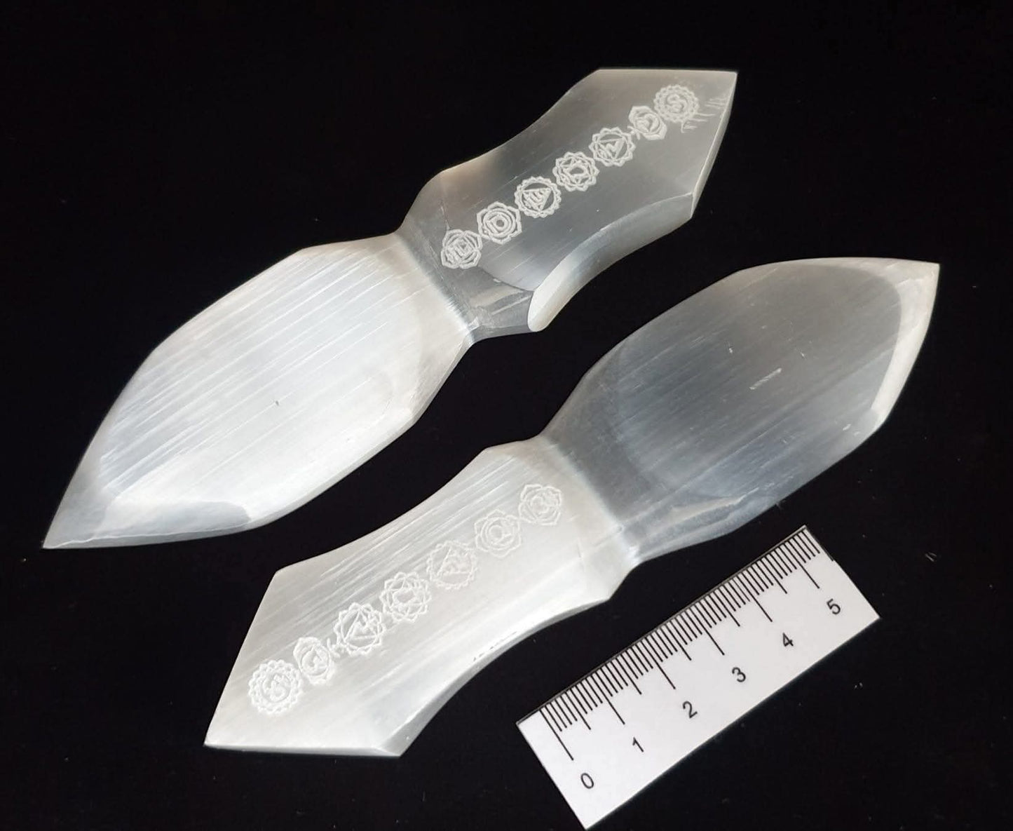 SELENITE SMALL CHAKRA ATHAME