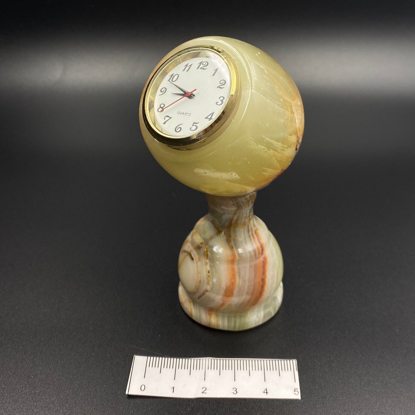 Green Onyx Desk Clock