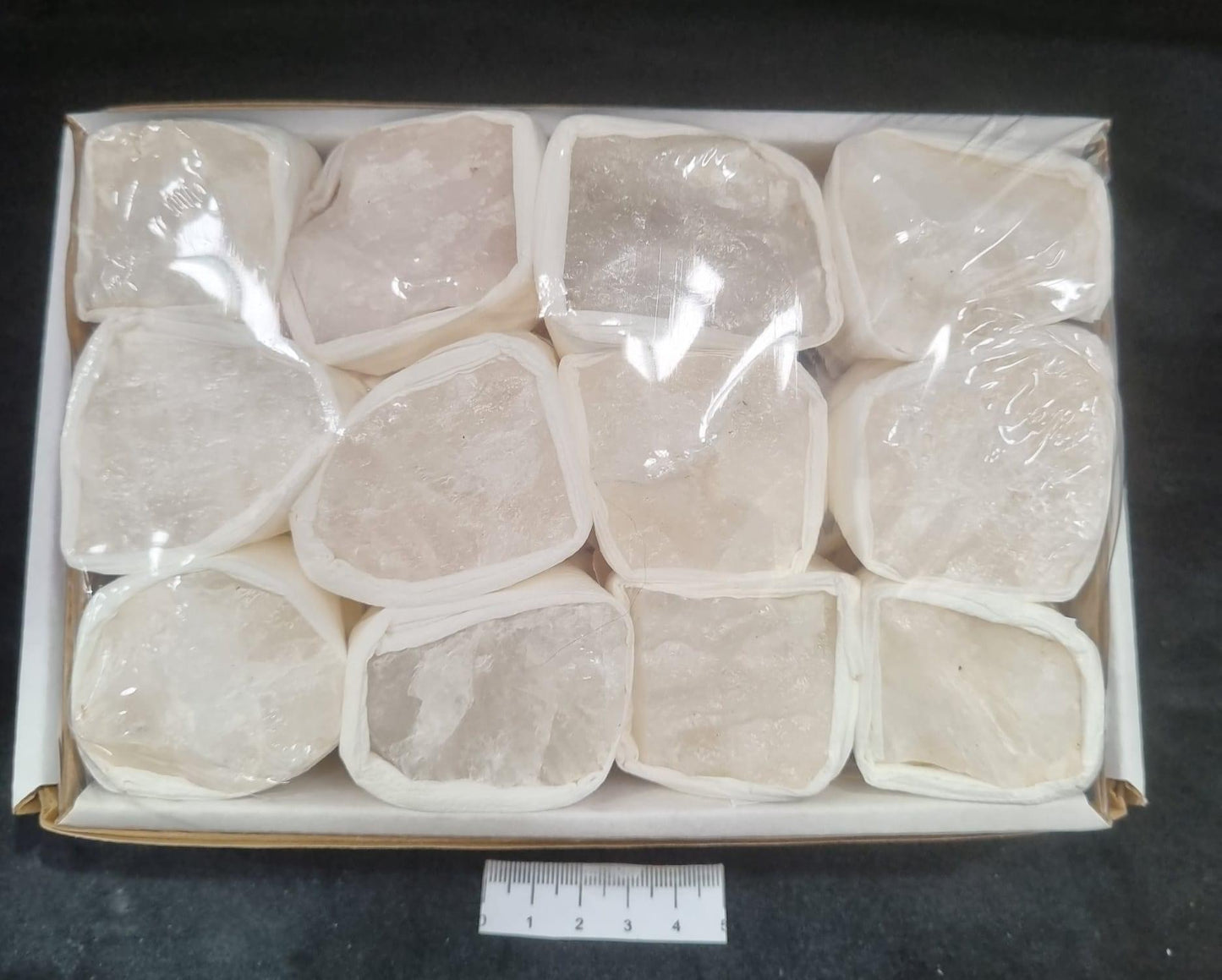 CLEAR QUARTZ MINERAL BOX