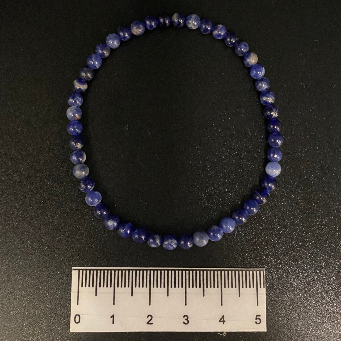 Sodalite Beaded Bracelet 4mm