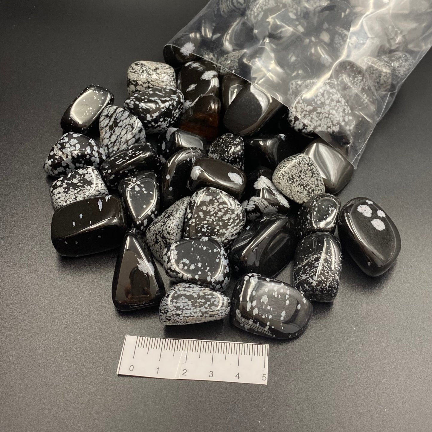 Snowflake Obsidian Tumbles