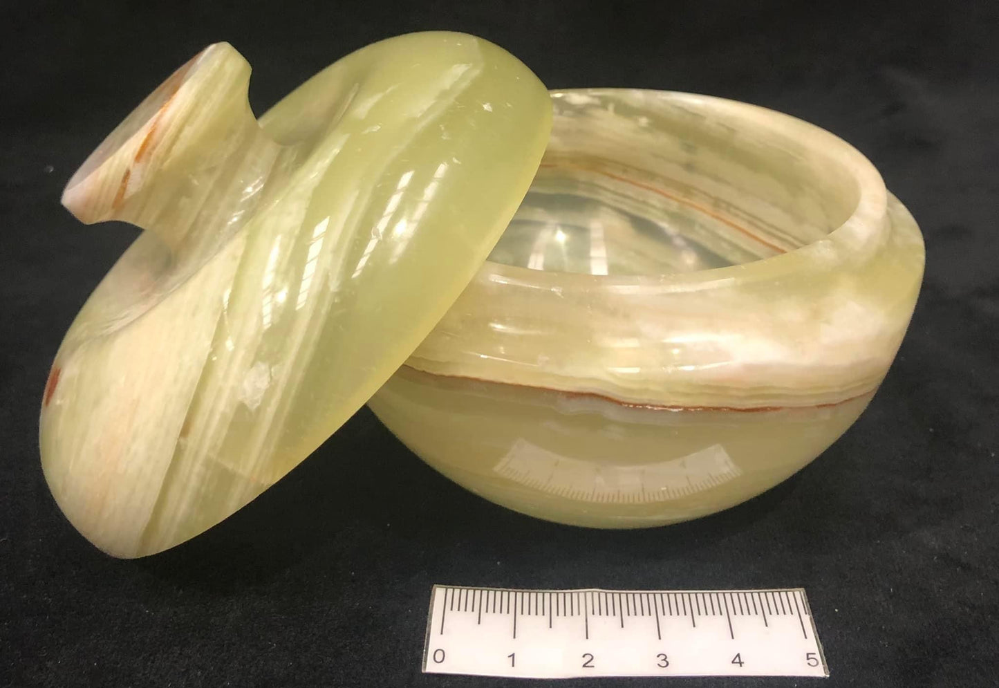 Green Onyx Candy Dish Small