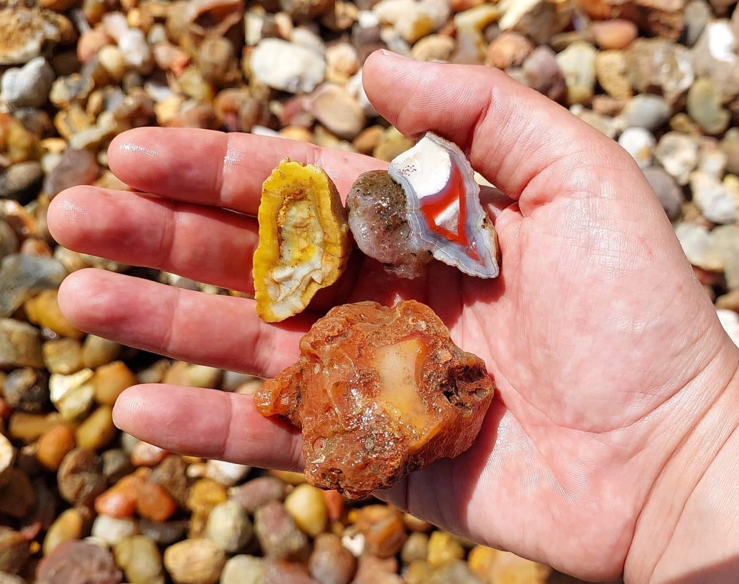 Agate Creek Agate Natural Form - 1kg