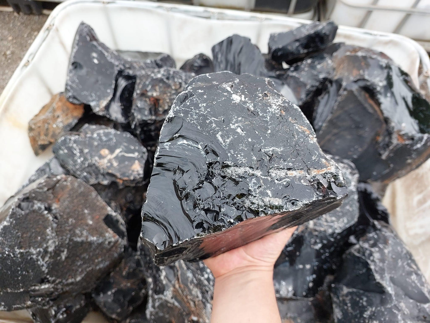 Obsidian Rough Rock - 5kg