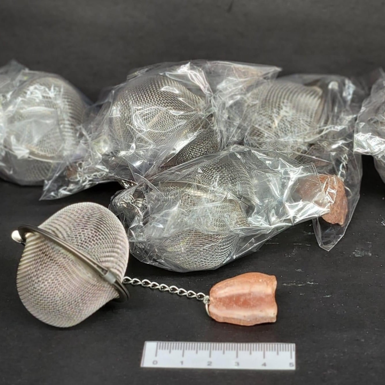 Carnelian Tea Strainer