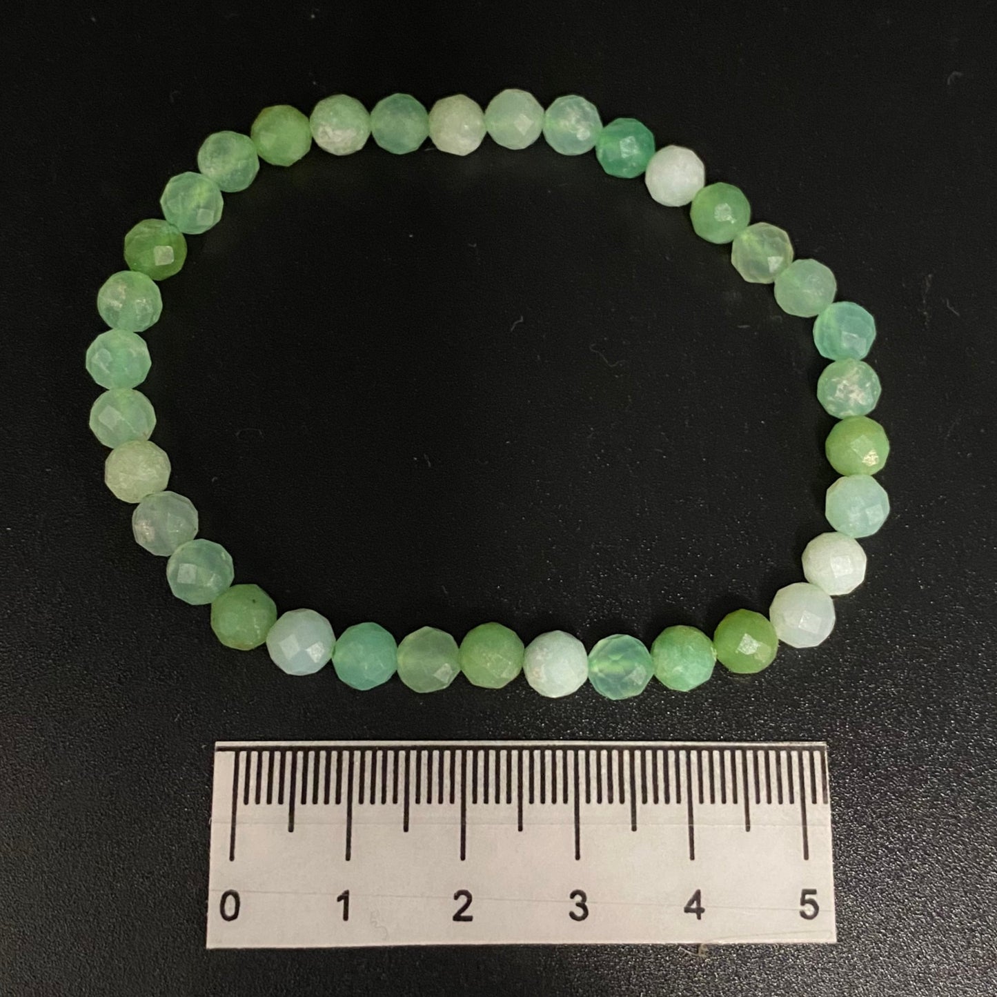 Chrysoprase Faceted Bracelet