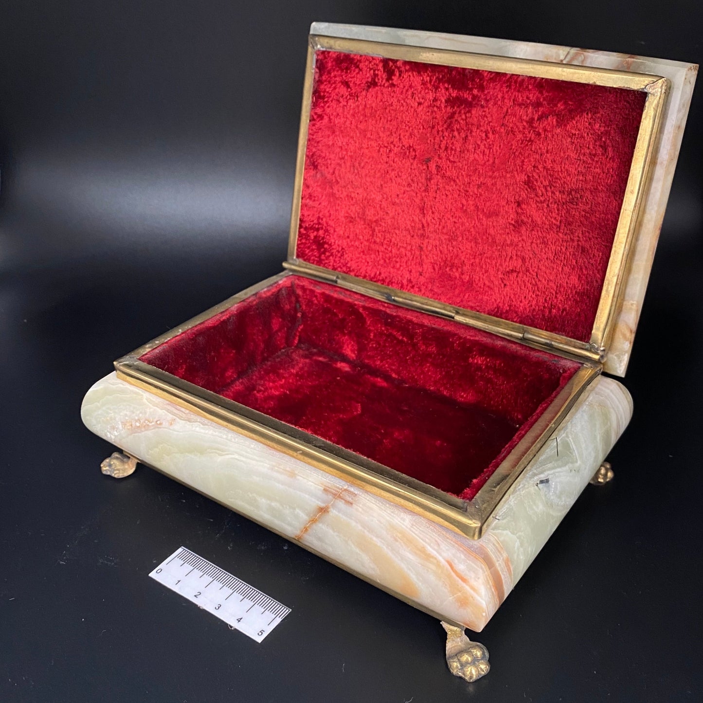 Green Onyx Jewellery Box