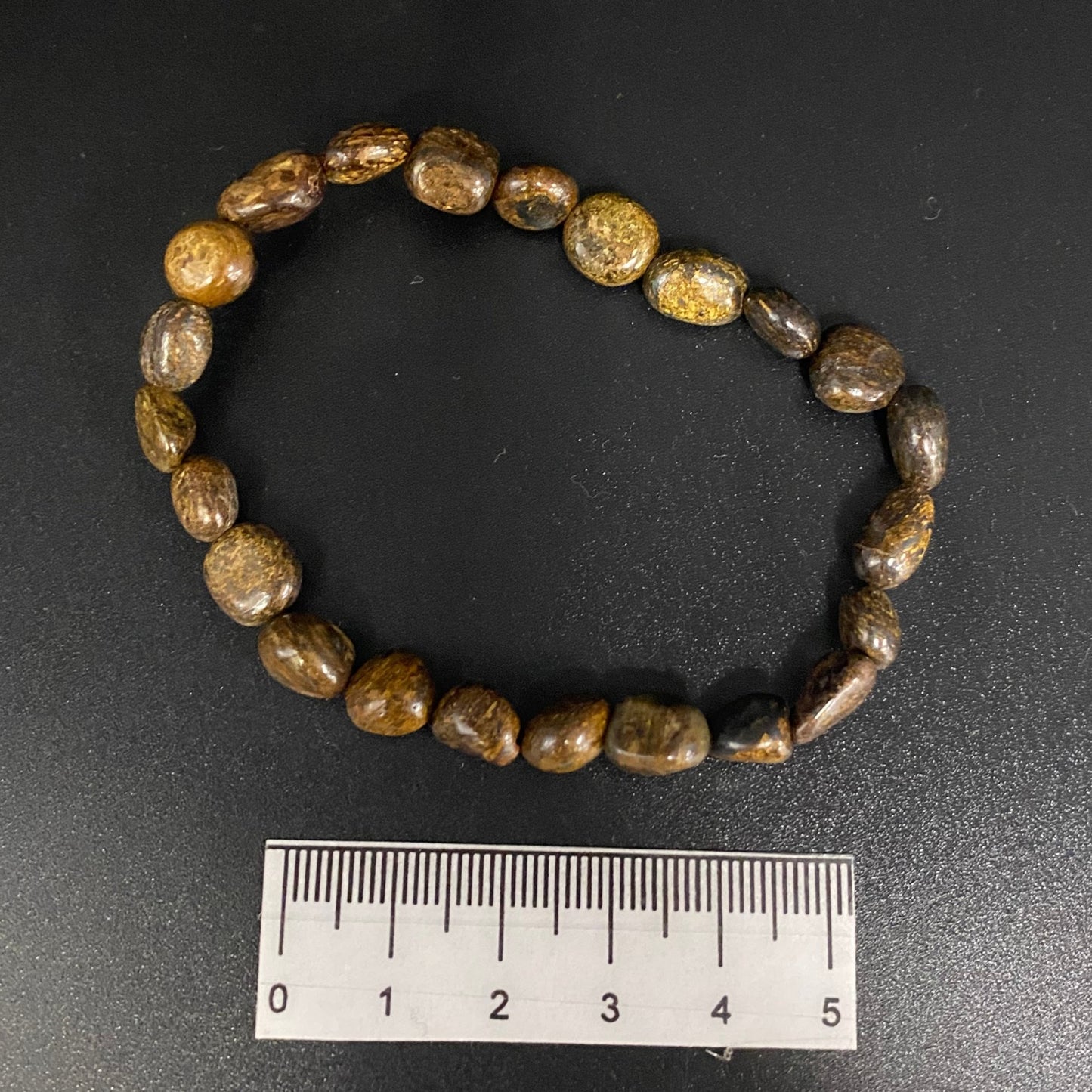 Bronzite Beaded Bracelet