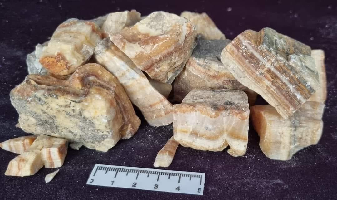 Banded Calcite Rough - 2kg