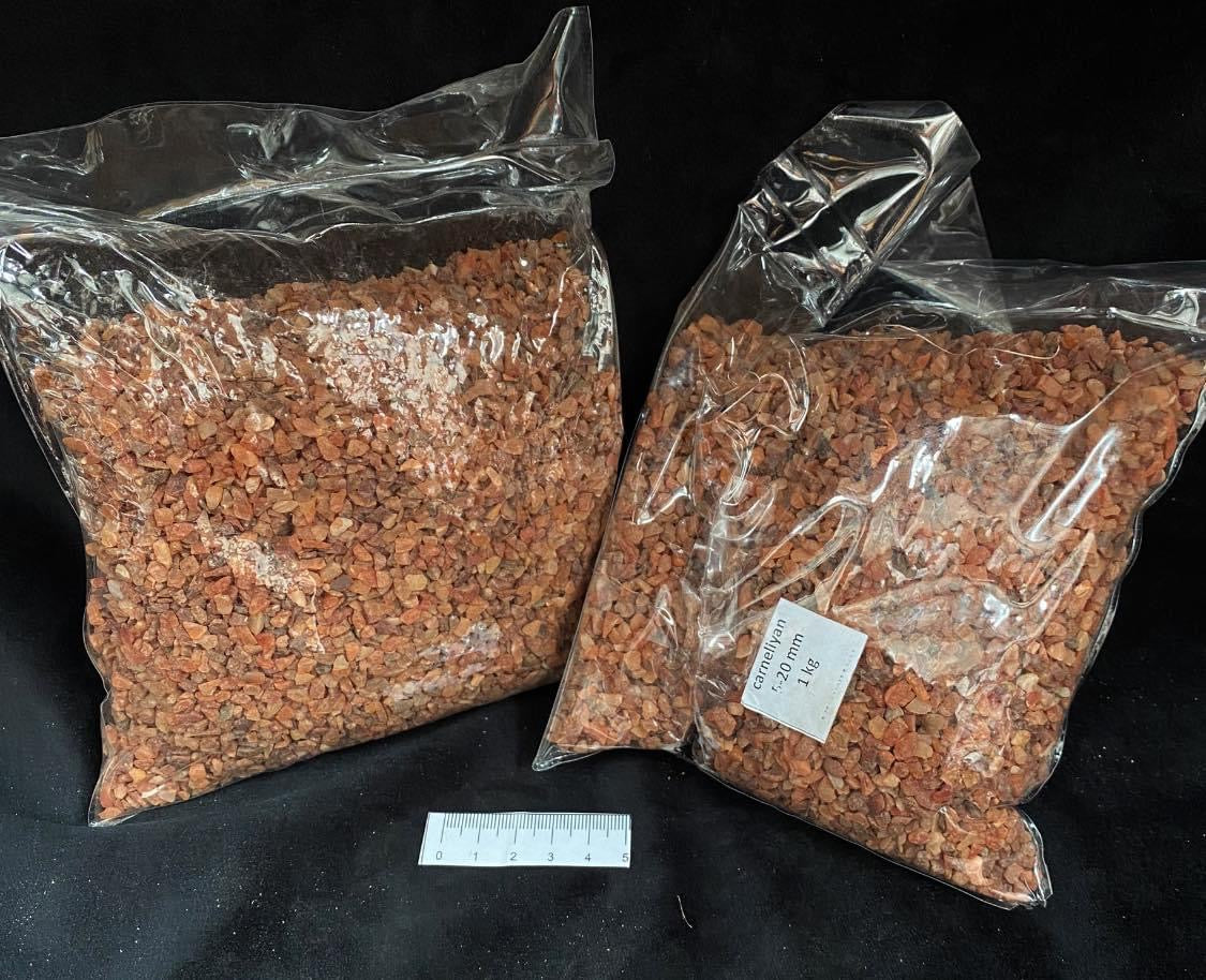 Carnelian Rough Chips - 2kg