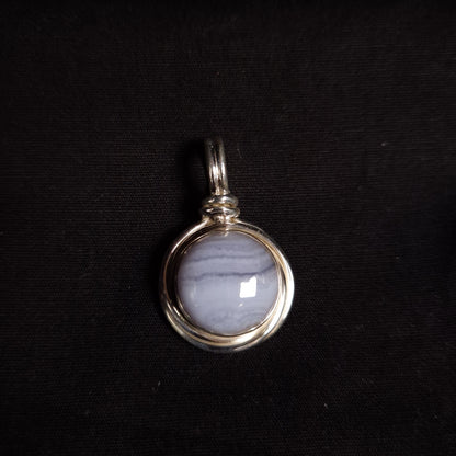 Blue Lace Agate Pendants