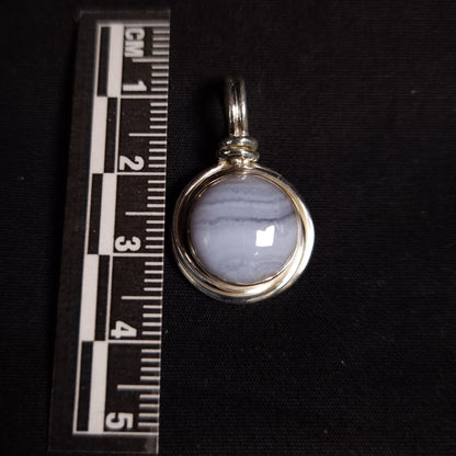 Blue Lace Agate Pendants