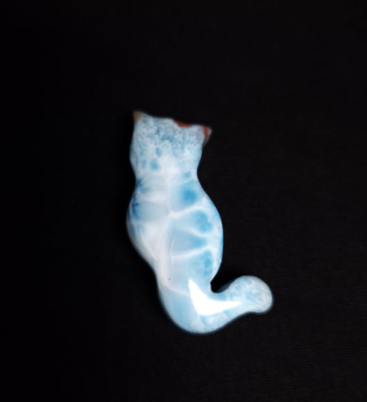 Larimar Cat Cabochon
