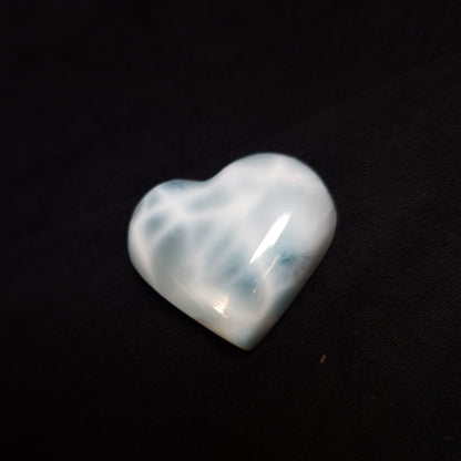 Larimar Heart Cabochon