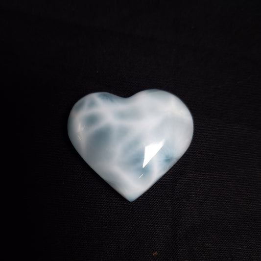 Larimar Heart Cabochon