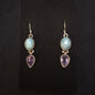 LARIMAR & AMETHYST EARRINGS